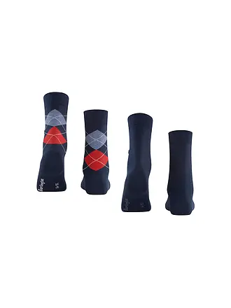 BURLINGTON | Chaussettes femme EVERYDAY, lot de 2 paires, 36-41 marine | blau
